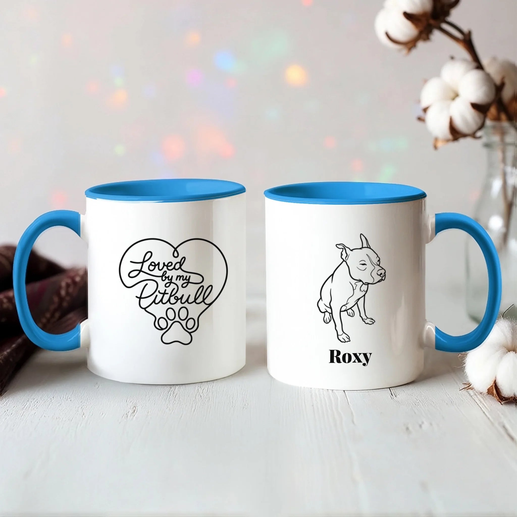 Color Accent Mug 11oz Light Blue
