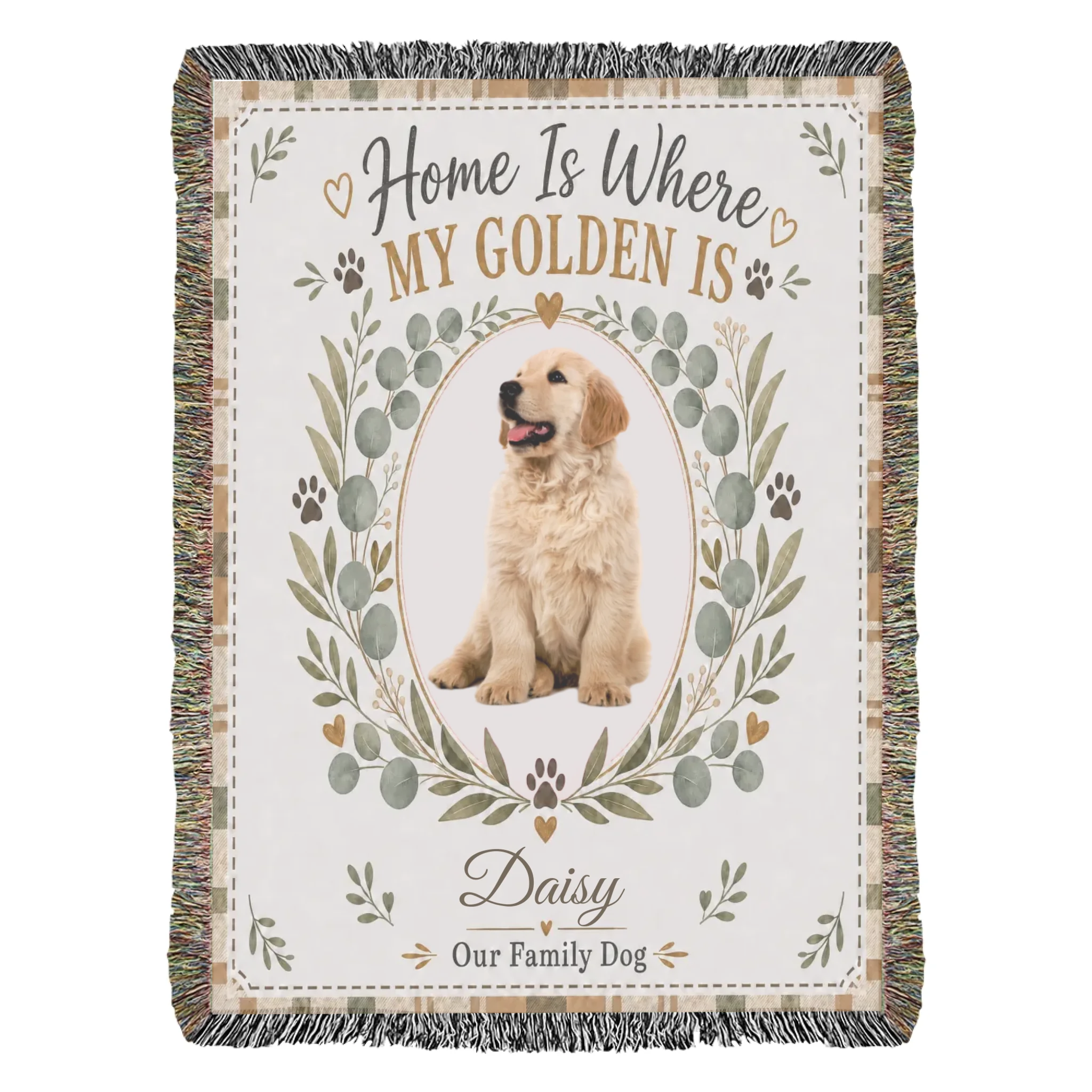 Heirloom Woven Blanket 37x52 Vertical Amazon