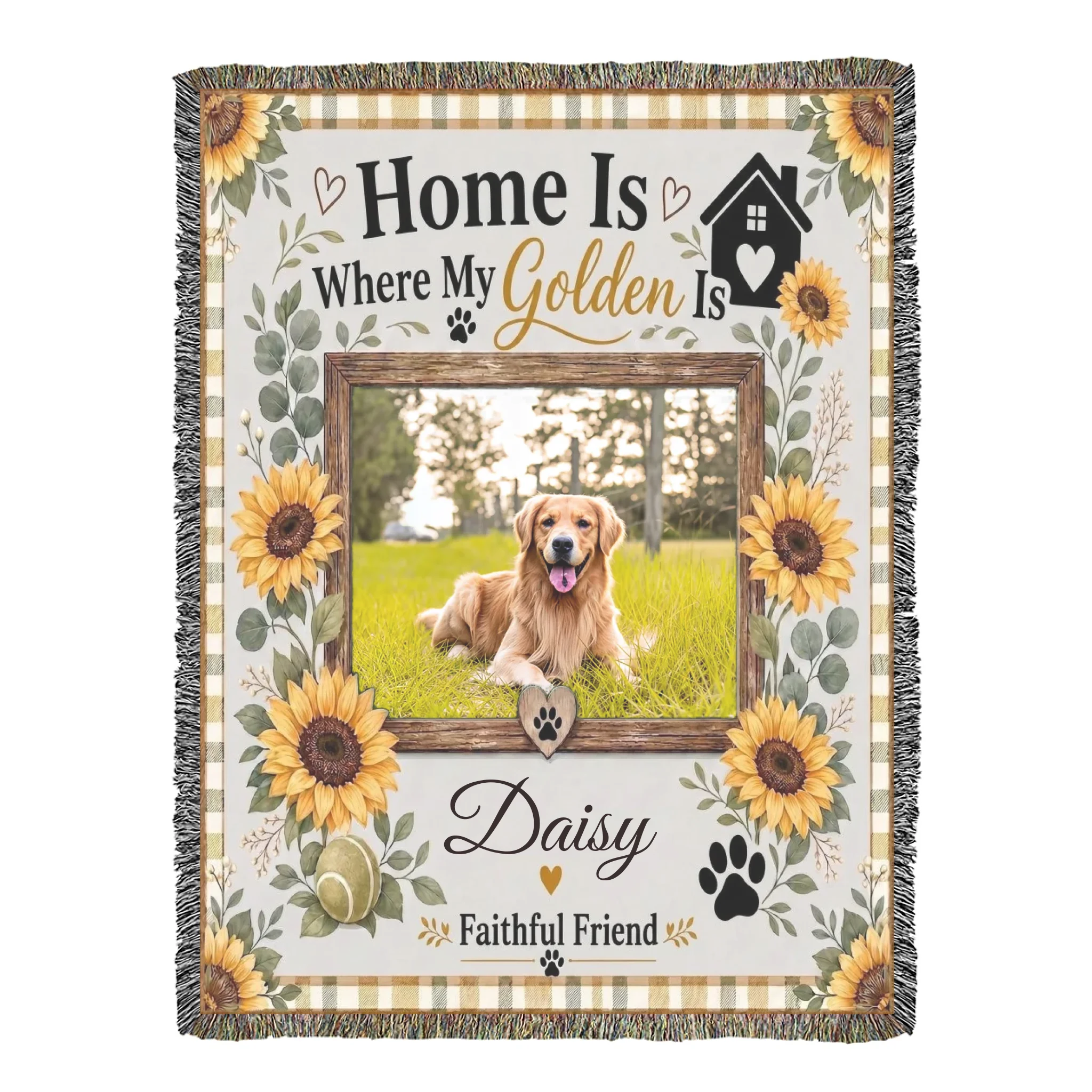 Heirloom Woven Blanket 60x80 Vertical Amazon