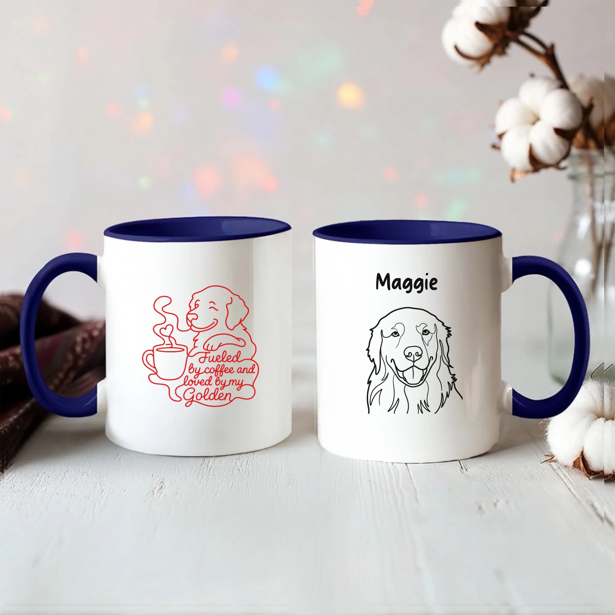 Color Accent Mug 11oz Black