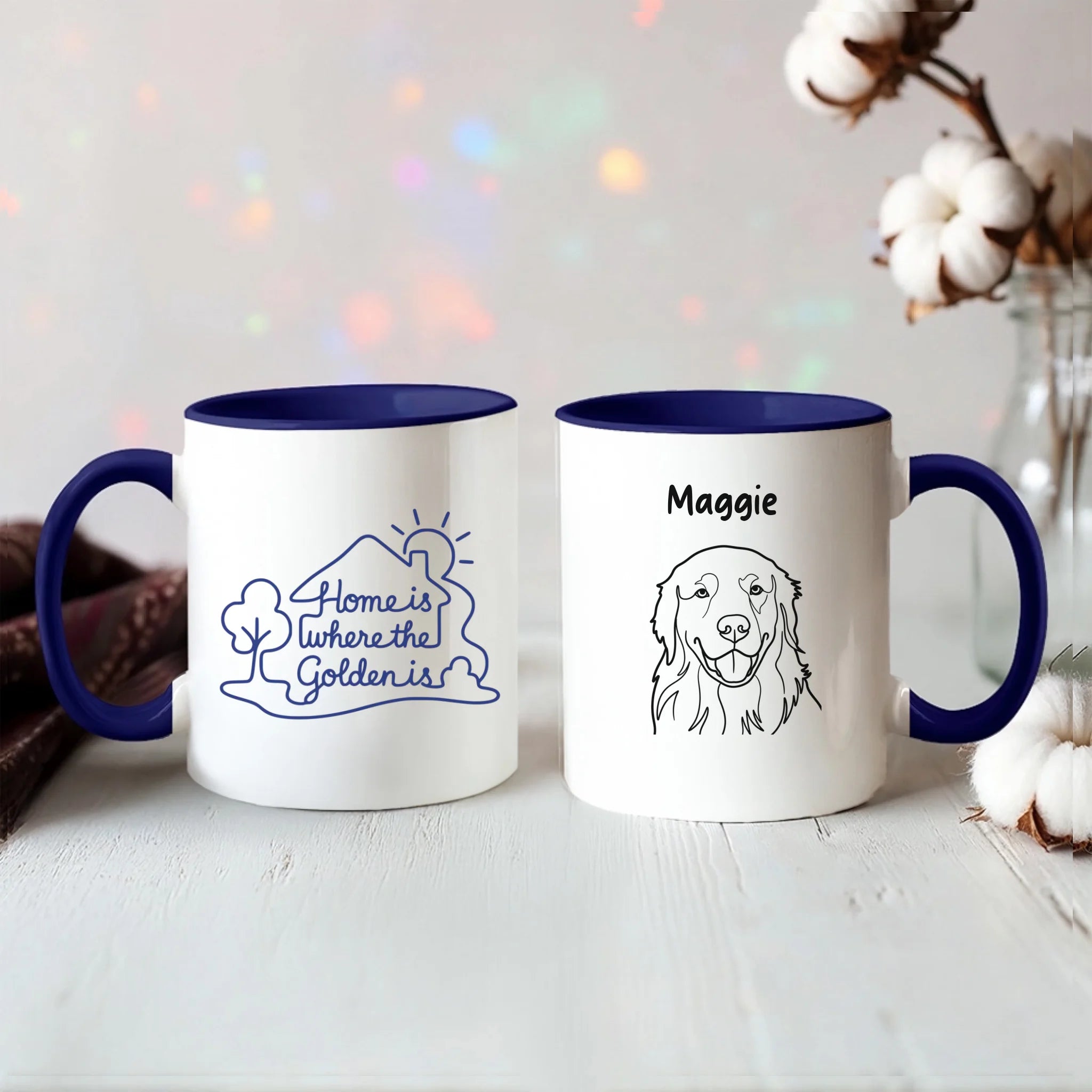 Color Accent Mug 11oz Black