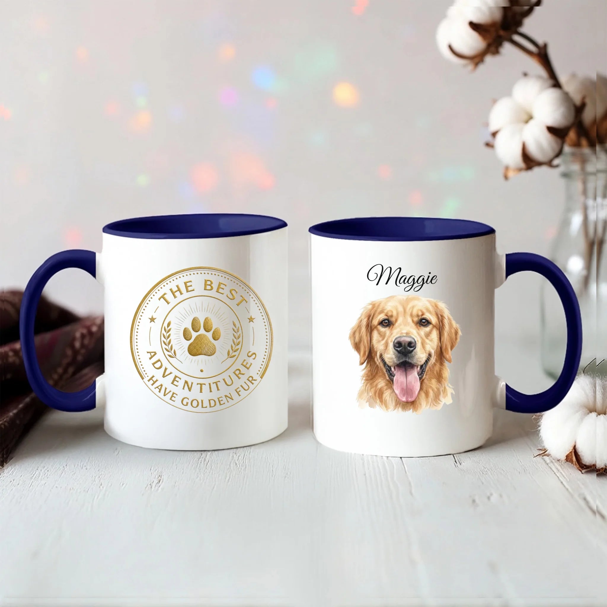 Color Accent Mug 11oz Black