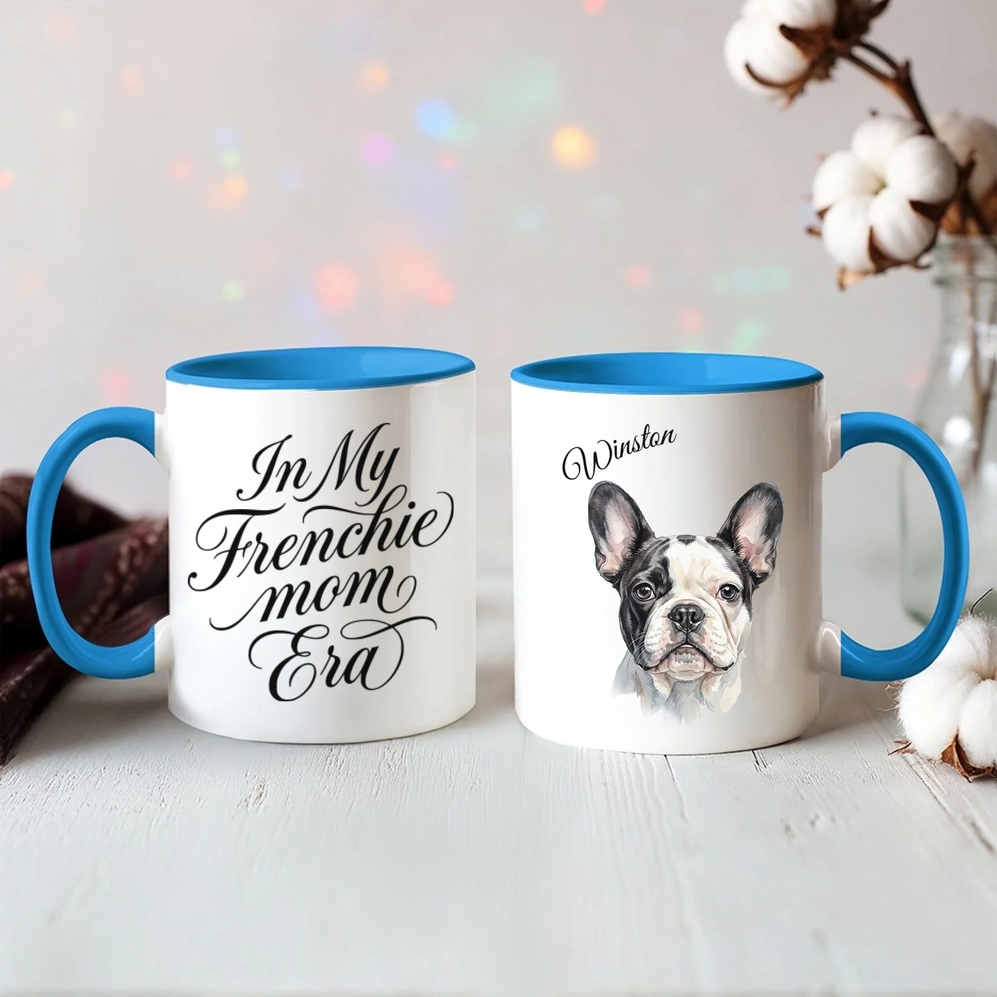 Color Accent Mug 11oz Light Blue