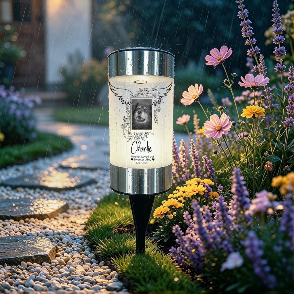 "Forever Missed" Solar Pathway Memorial LIght
