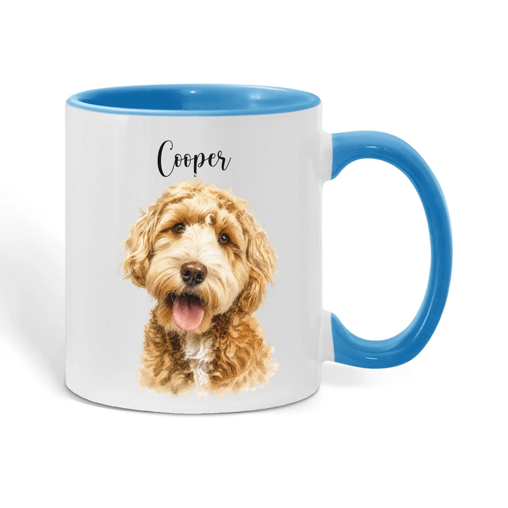 Color Accent Mug Light Blue