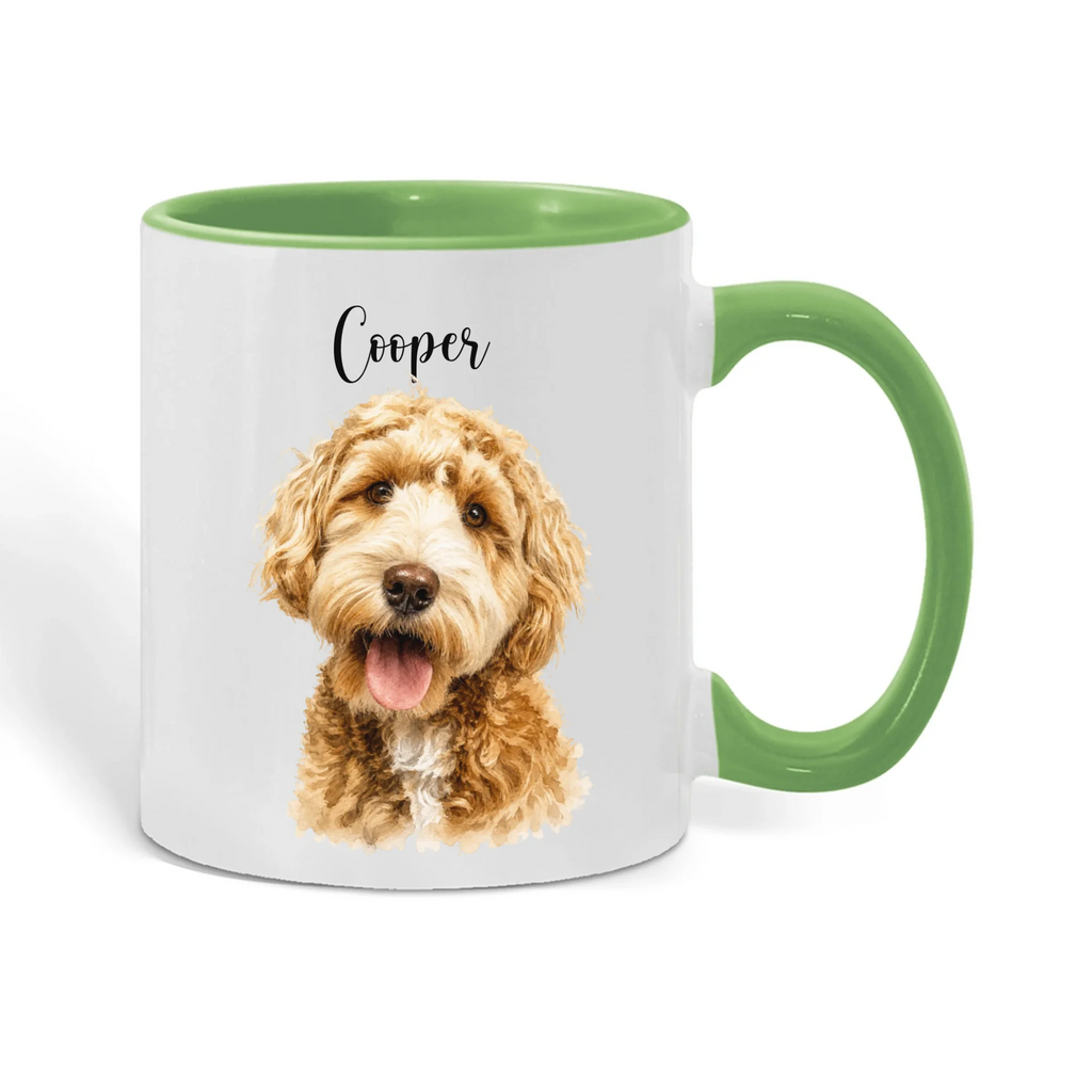 Color Accent Mug Light Green