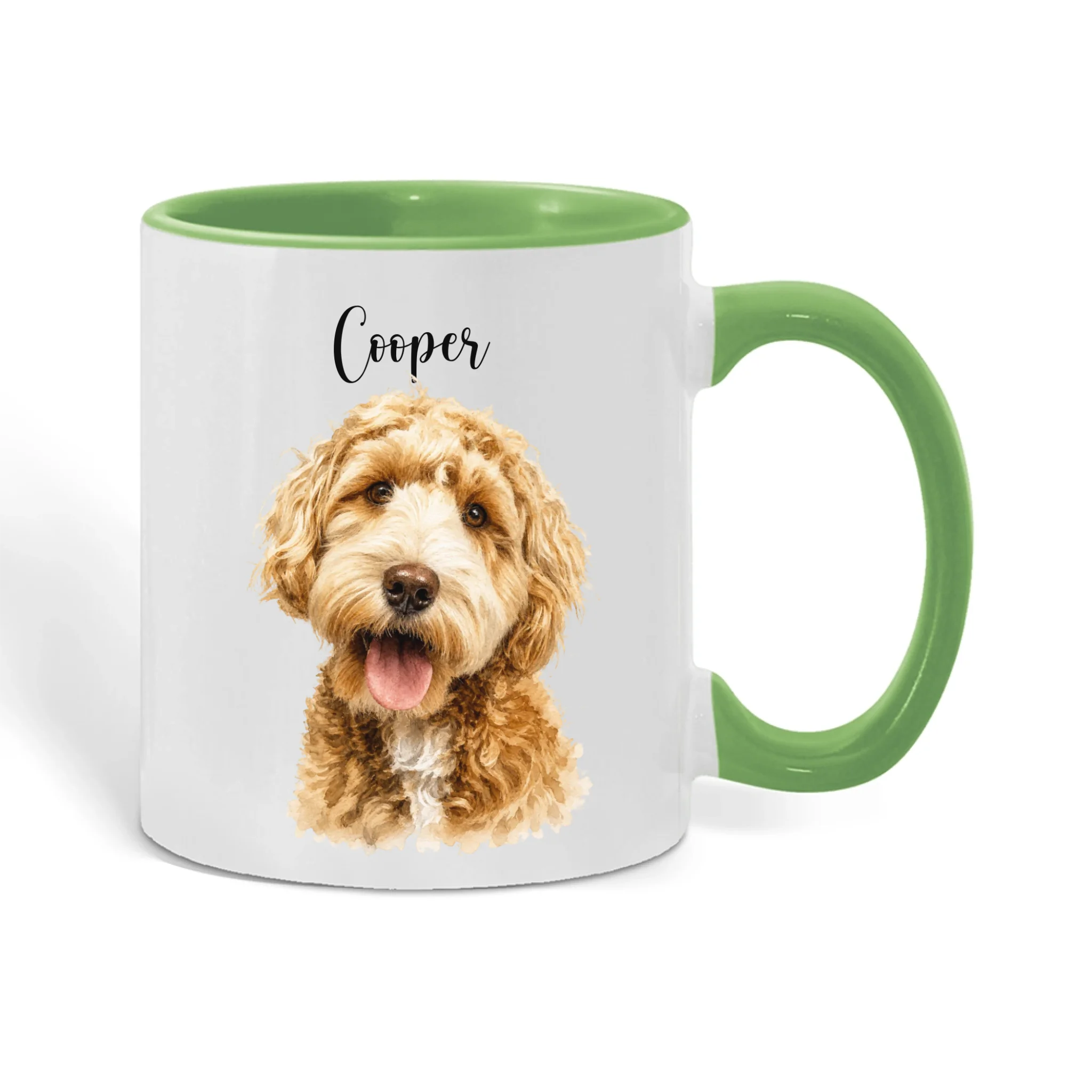 Color Accent Mug Light Green