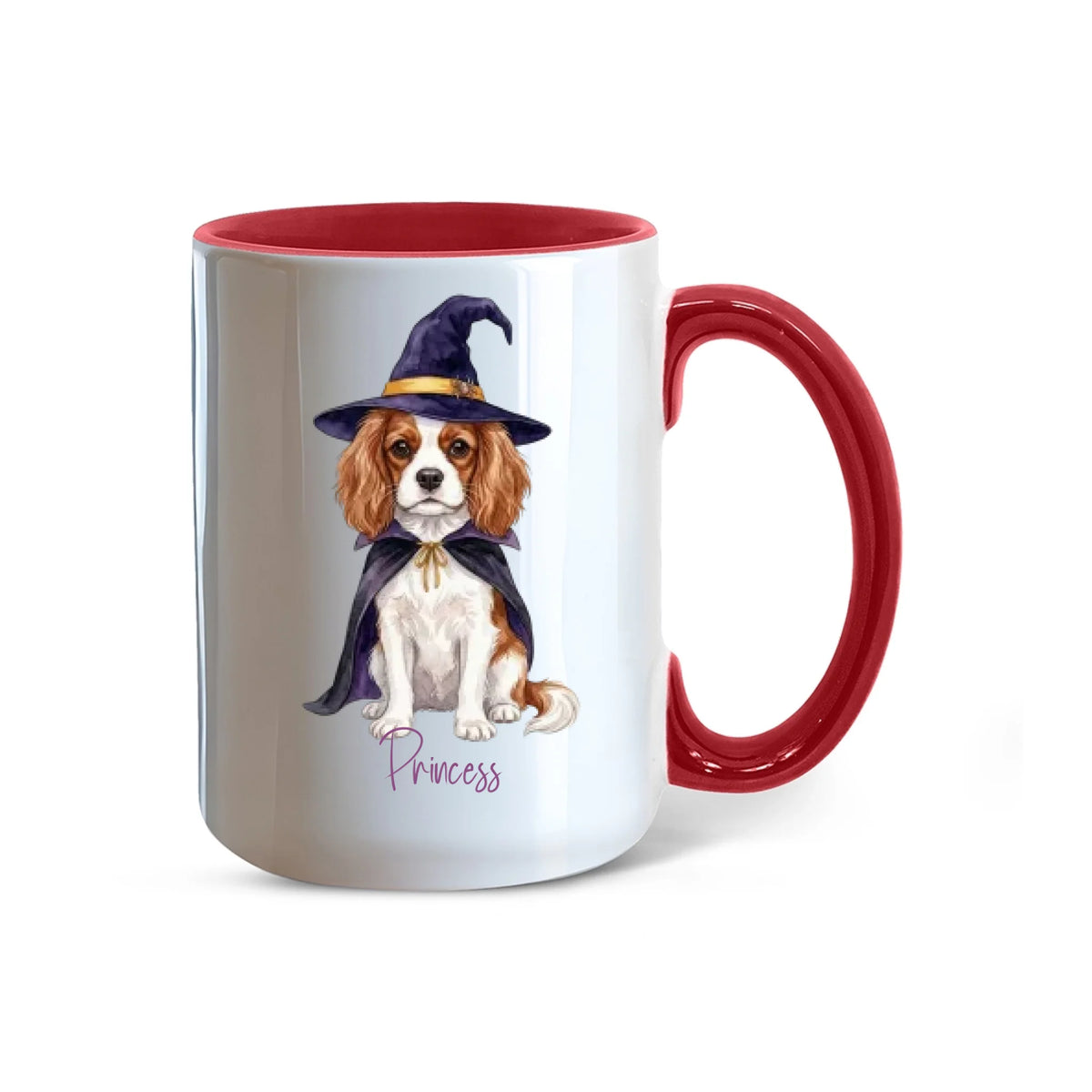 Color Accent Mug 15oz Midnight Red