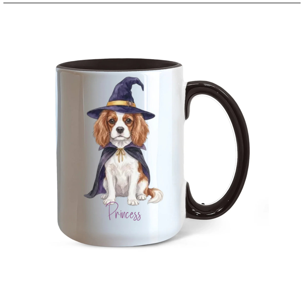 Color Accent Mug 15oz Black