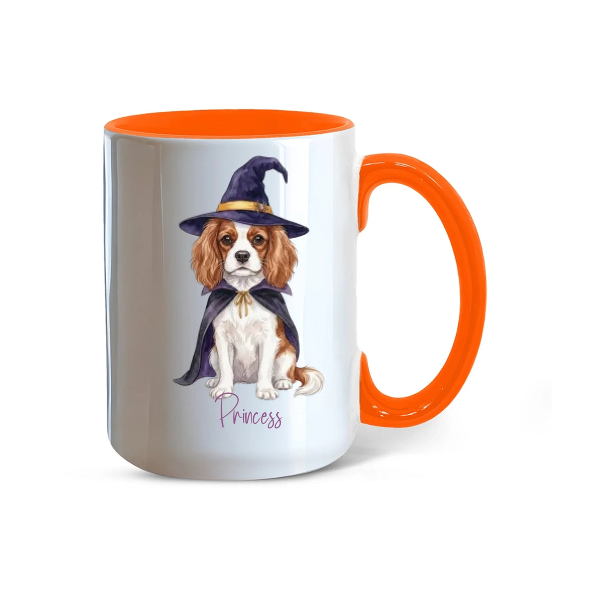 Color Accent Mug 15oz Midnight Orange