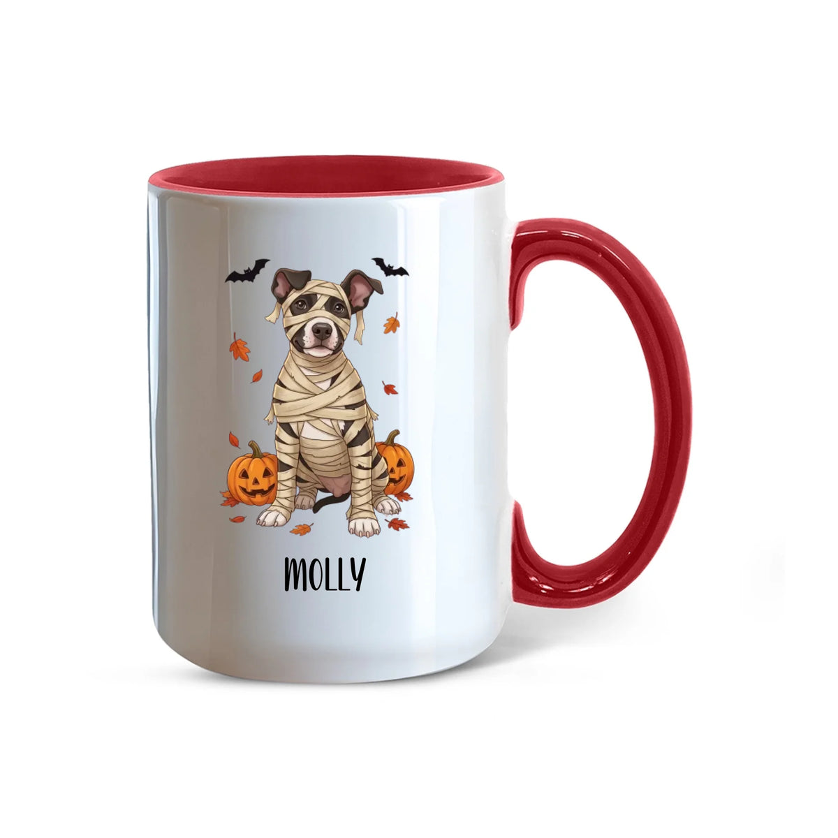 Color Accent Mug 15oz Midnight Red