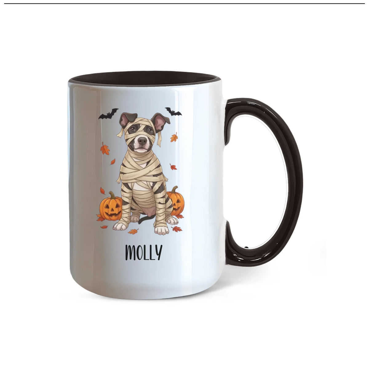 Color Accent Mug 15oz Black