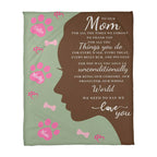 🐾 To Our Mom Dog Blanket - Personalized Dog Names - Dog Mom Gift 🎁 - Fleece Throw