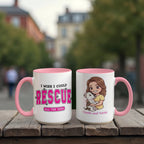 I Wish I Could Rescue All the Dogs – Chibi Style Pet Portrait Coffee Mug
