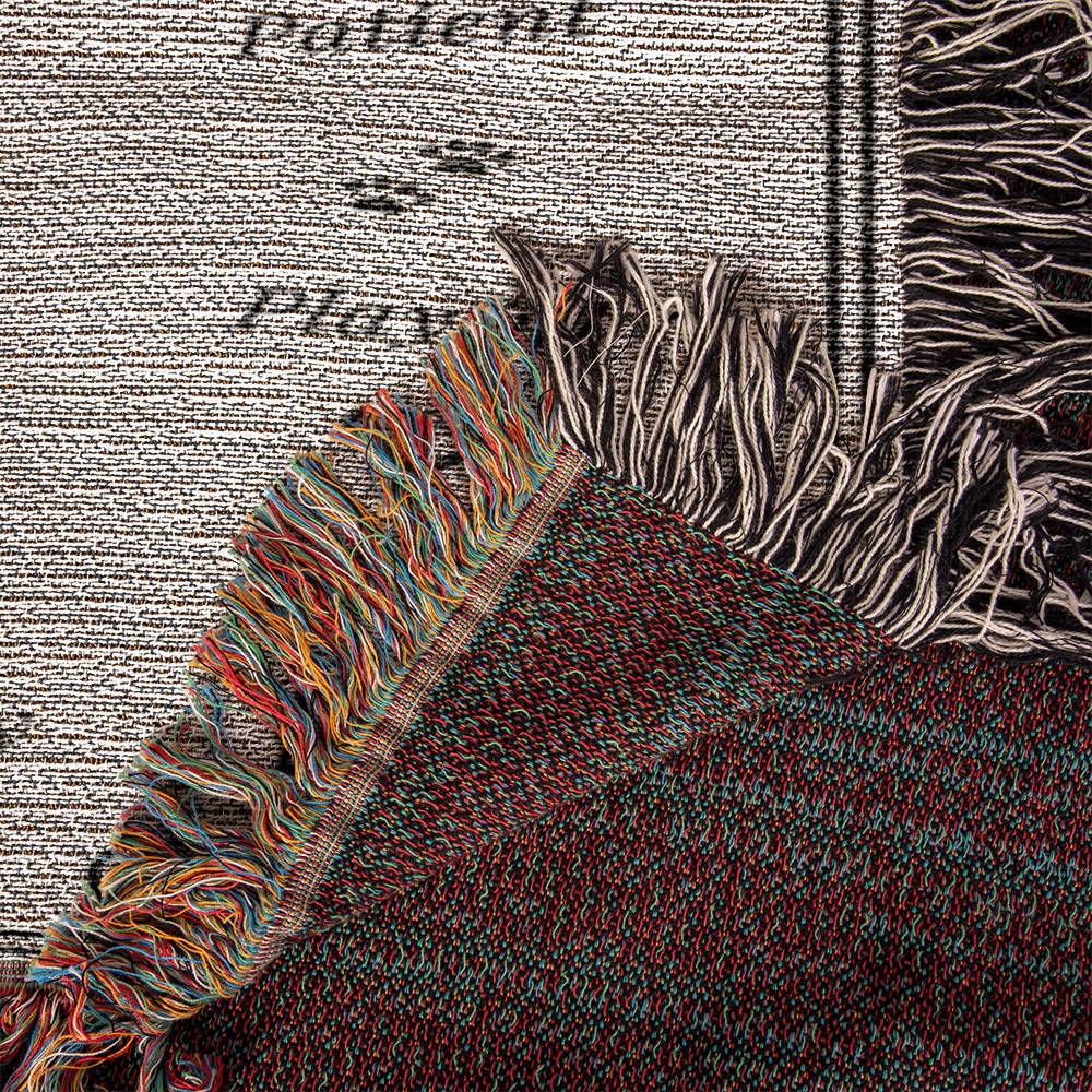 🐾 My Little Buddie Heirloom Woven Blanket – French Bulldog Edition - Doodle