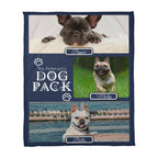 🐾 Dog Pack Fleece Blanket — Celebrate Your Whole Canine Family