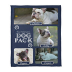 🐾 Dog Pack Fleece Blanket — Celebrate Your Whole Canine Family
