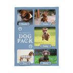 🐾 Dog Pack Fleece Blanket — Celebrate Your Whole Canine Family