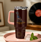 Labrador Retriever Mom Personalized 40oz Tumbler — Custom Fireworks Design