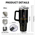 Fireworks German Shepherd – Dog Mom 40oz Tumbler