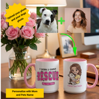 I Wish I Could Rescue All the Dogs – Chibi Style Pet Portrait Coffee Mug