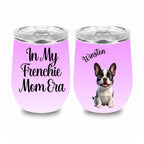 French bulldog quotes - illustration Image (14) in a whine tumbler with a personalized photo of a French bulldog as a cartoon with the dog's name.