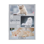 Personalized Multi-Cat Photo Blanket - Custom Cat Collage Fleece Blanket - 2-5 Cats Names & Photos
