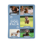"Dog Pack" Personalized Photo Collage Sherpa Blanket - Multi-Dog Gift