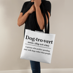 Dog-tro-vert Canvas Tote Bag