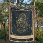 🐾 Woven Blanket Tarot Card - Great Dane Floating