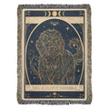 🐾 Woven Blanket Tarot Card Golden Doodle Celestial