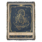 🐾 Woven Blanket Tarot Card - Great Dane Floating