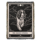 🐾 Woven Blanket Tarot Card - French Spaniel