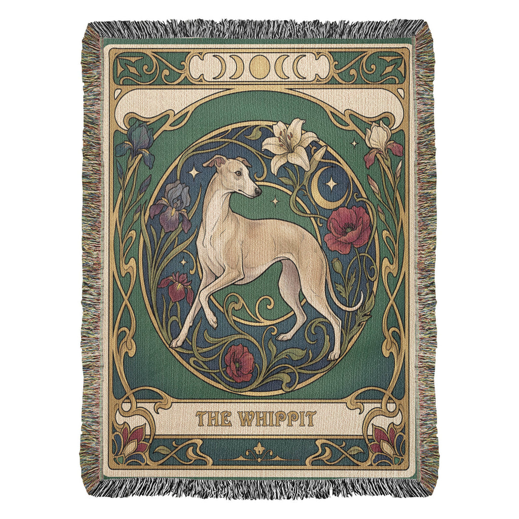 🐾 Woven Blanket Tarot Card - Whippit stained glass ediiton