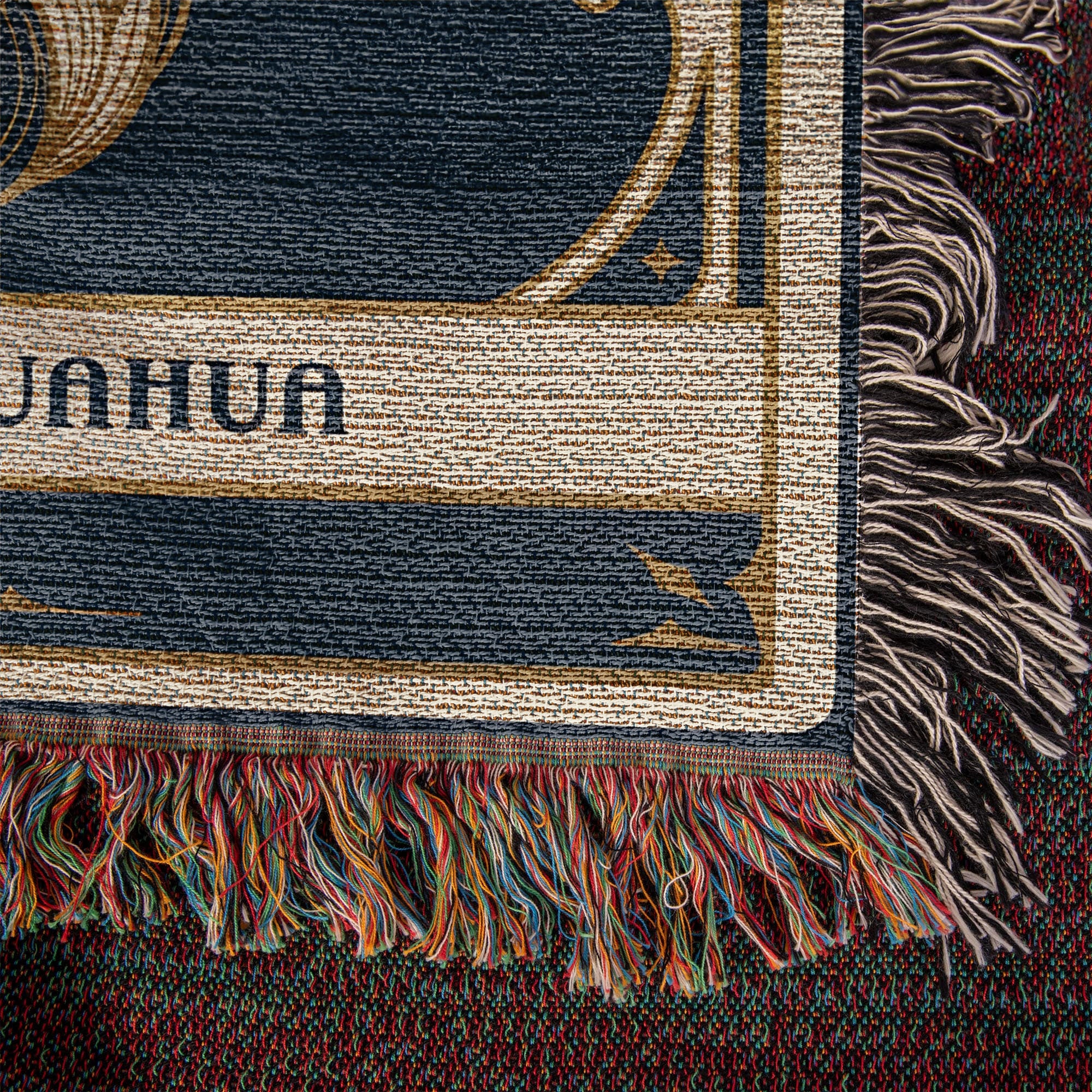 🐾 Woven Blanket Tarot Card - Chihuahua Celestial