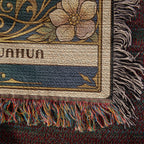 🐾 Woven Blanket Tarot Card - Chihuahua Jeweled addition