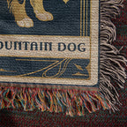 🐾 Woven Blanket Tarot Card - Bernese Mountain Dog Celestial