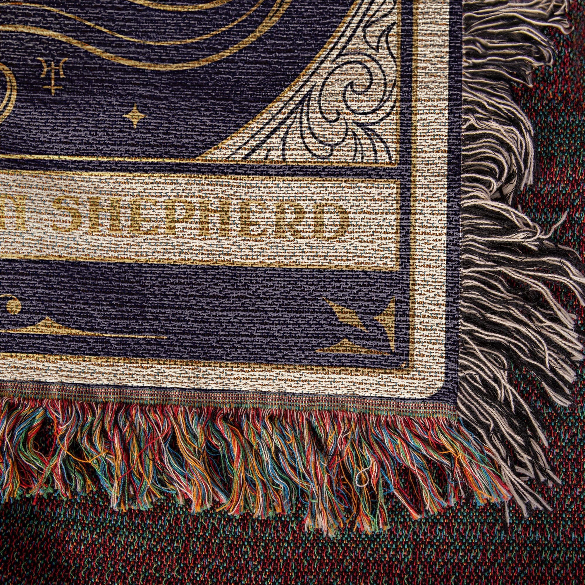 🐾 Woven Blanket Tarot Card - Australian Shepard Profile