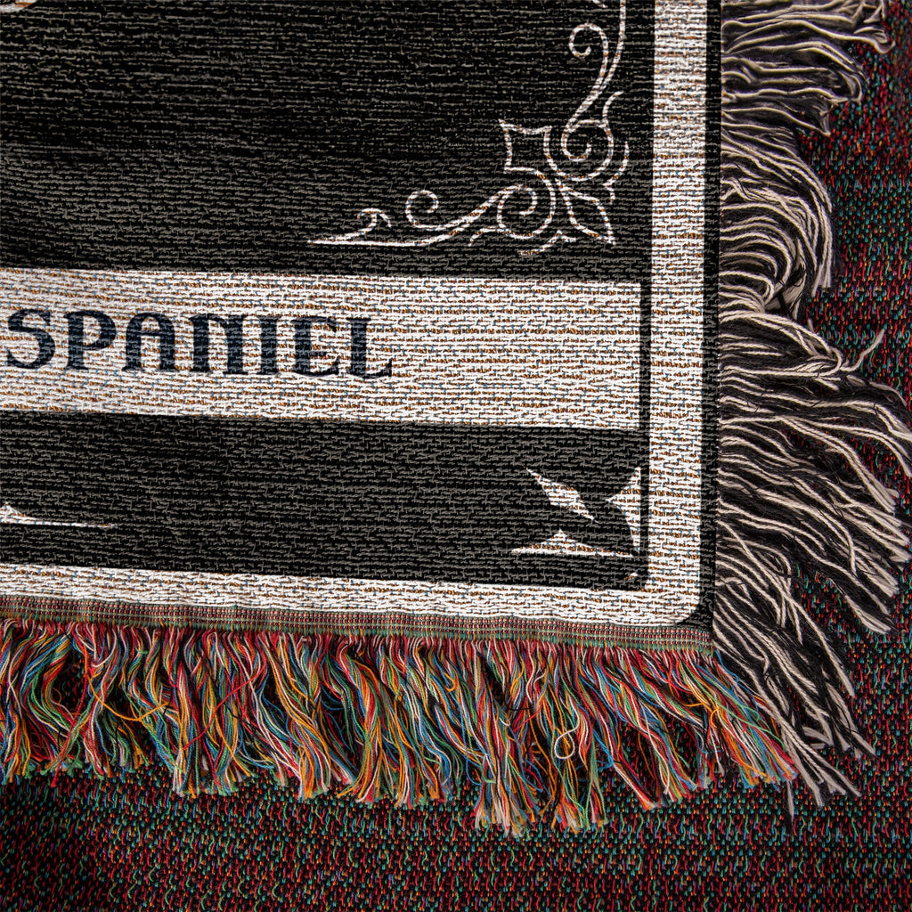 🐾 Woven Blanket Tarot Card - French Spaniel