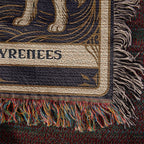 🐾 Woven Blanket Tarot Card - Great Pyrenees Celestial