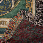 🐾 Woven Blanket Tarot Card - Whippit stained glass ediiton