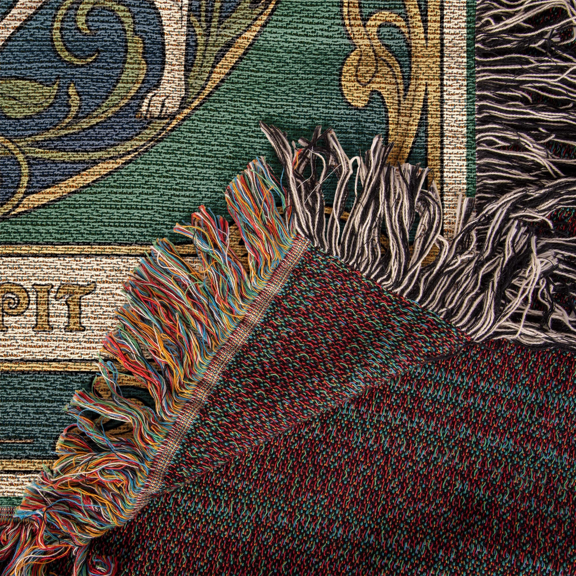 🐾 Woven Blanket Tarot Card - Whippit stained glass ediiton