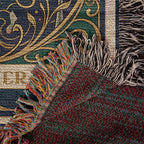 🐾 Woven Blanket Tarot Card - Boxer Portrait