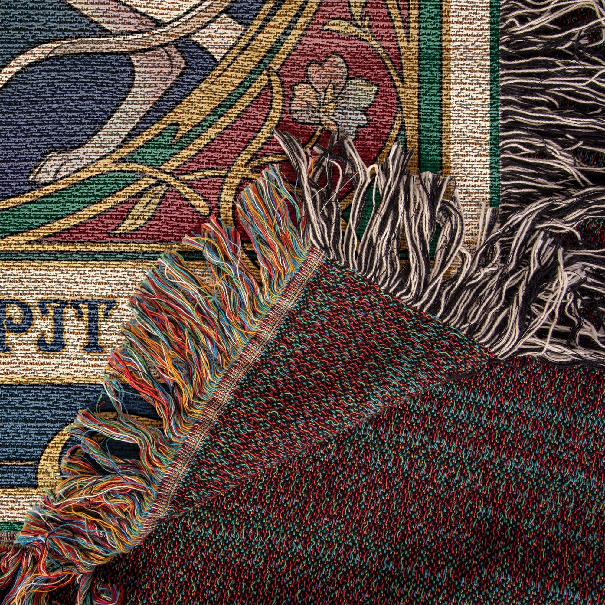 🐾 Woven Blanket Tarot Card - Whippit with astroids