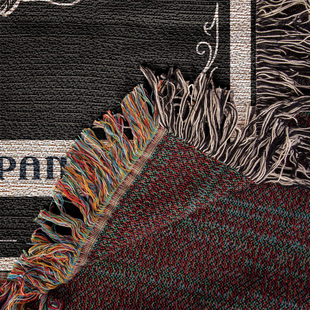 🐾 Woven Blanket Tarot Card - French Spaniel