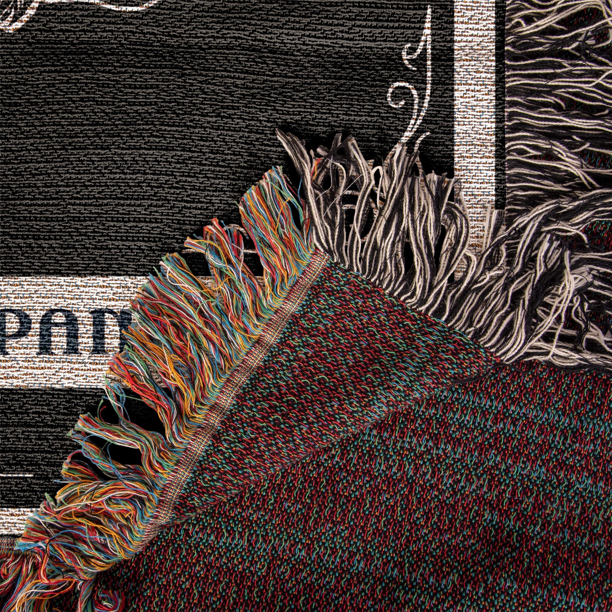 🐾 Woven Blanket Tarot Card - French Spaniel