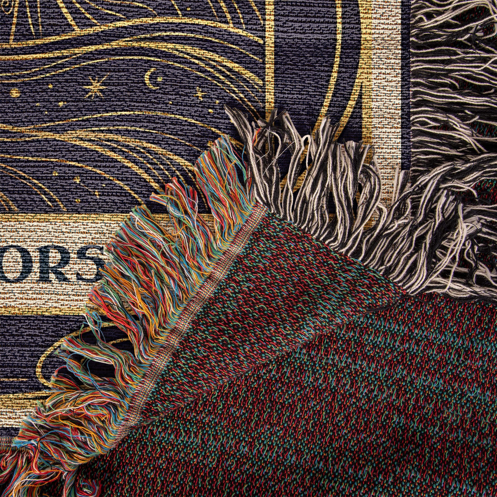 🐾 Woven Blanket Tarot Card - Cane Corso Celestial