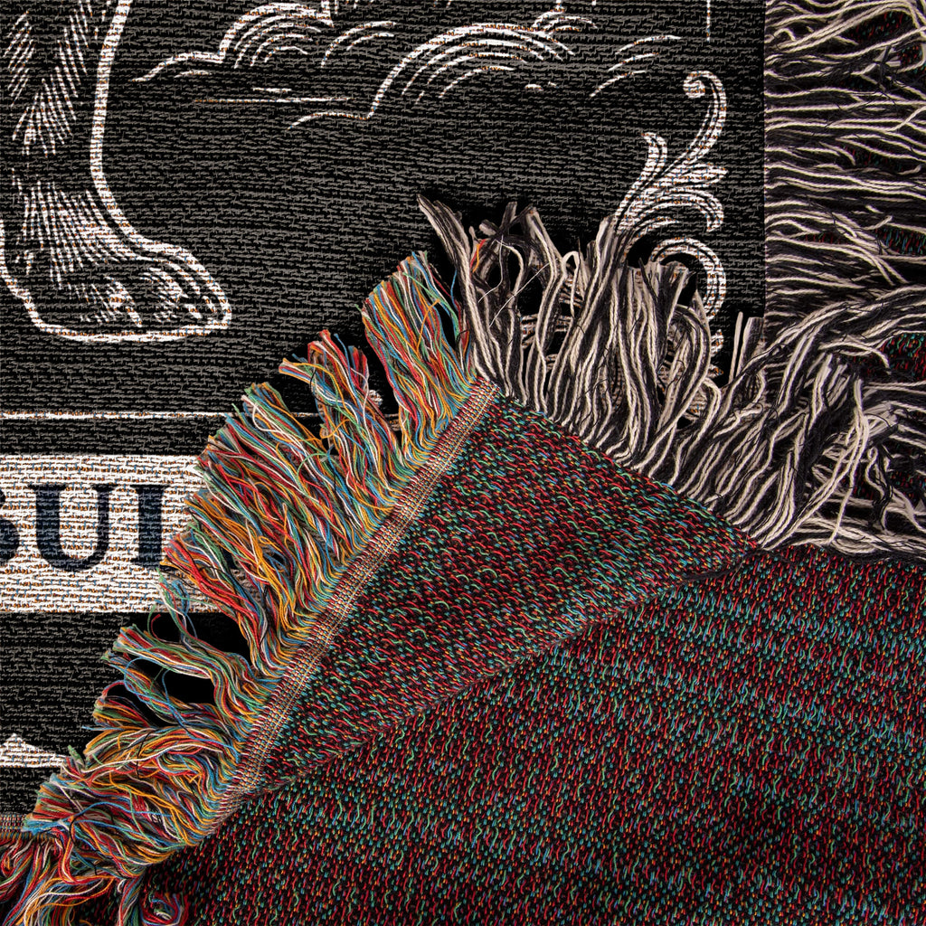 🐾 Woven Blankets Tarot Card - French Bulldog Crescent Moon