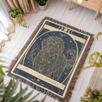 🐾 Woven Blanket Tarot Card Golden Doodle Celestial