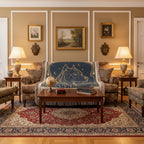 🐾 Woven Blanket Tarot Card- Pitbull Celestial Side profile